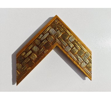 0078-1105 15 6X1,3 MOLDURA LARGA DOURADO TRABALHADO